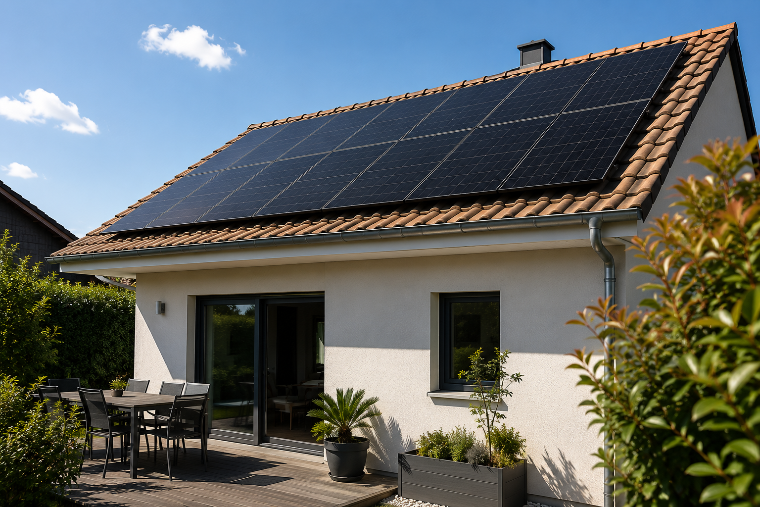 Centrale photovoltaïque sur toiture de maison ALBI