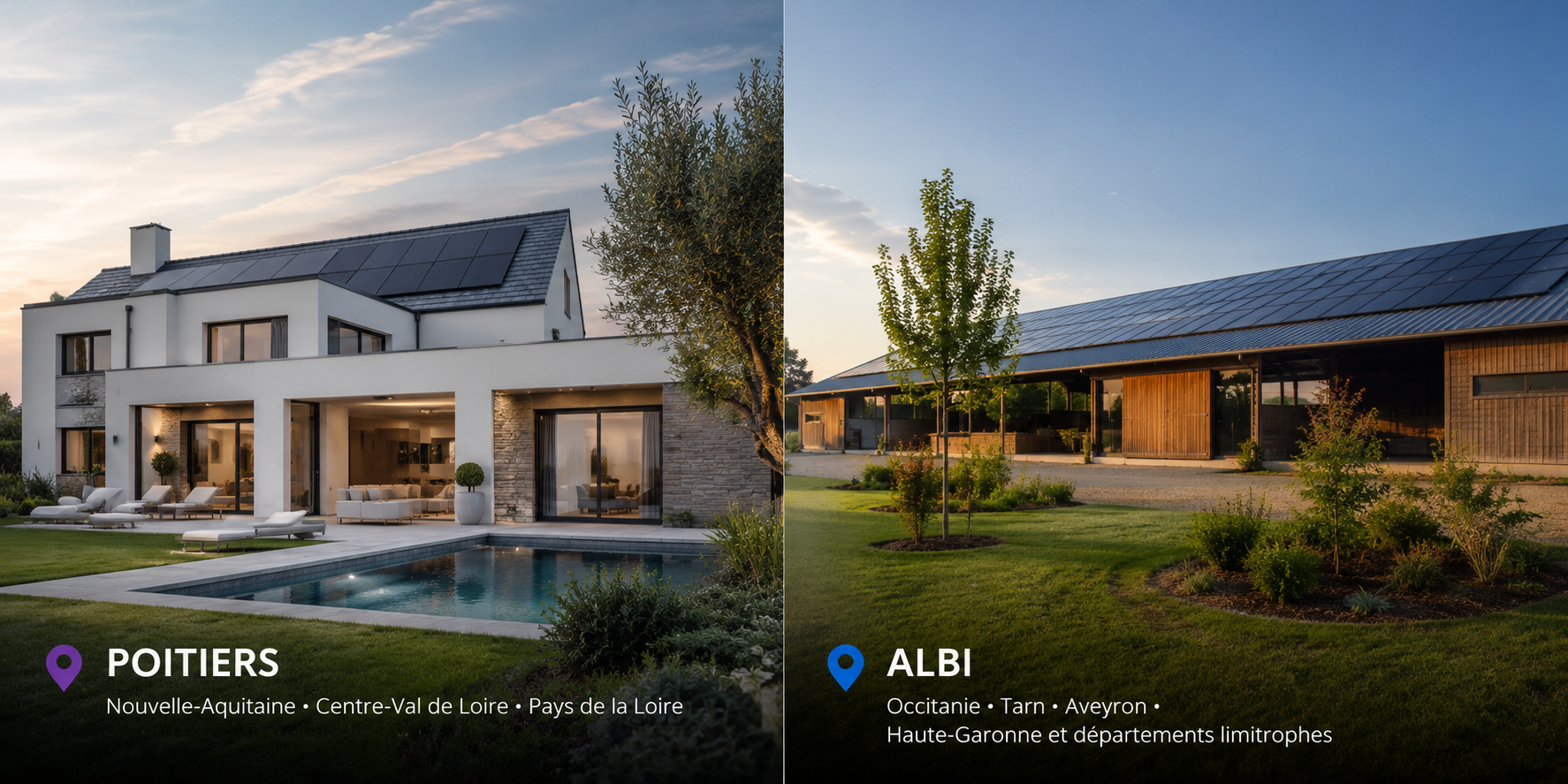 Zone d’intervention LCD Solar secteur Poitiers et Vienne
Zone d’intervention LCD Solar secteur Albi et Tarn
